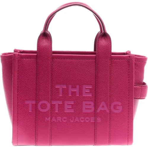 Fuchsia Leder Schultertasche - Marc Jacobs - Modalova