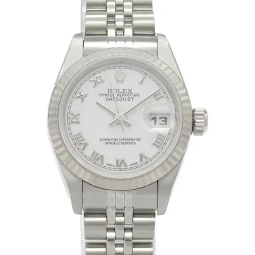 Pre-owned Metal watches , female, Sizes: ONE SIZE - Rolex Vintage - Modalova