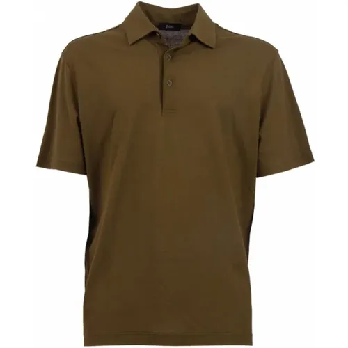 Klassisches Polo Shirt für Männer , Herren, Größe: XL - Herno - Modalova