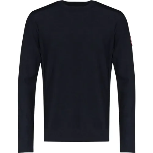 Dartmouth Crew Sweater Size: XL, colour: Navy , male, Sizes: M - Canada Goose - Modalova