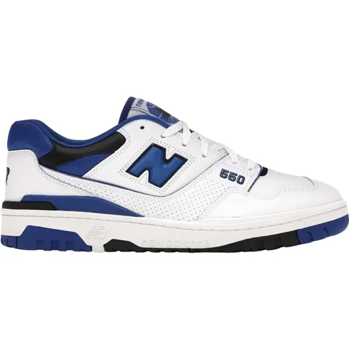 Vintage Basketball Style Sneakers Weiß Blau , Herren, Größe: 36 EU - New Balance - Modalova