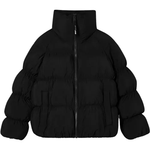 Nylon Jacket with High Collar , female, Sizes: S, M - OOF Wear - Modalova