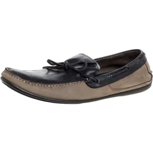 Pre-owned Leather flats , male, Sizes: 12 UK - Salvatore Ferragamo Pre-owned - Modalova