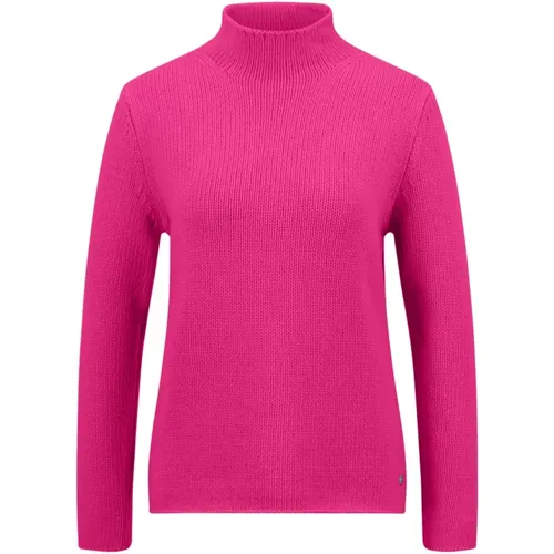 Softwool Stehkragen Pullover , Damen, Größe: L - FYNCH-HATTON - Modalova