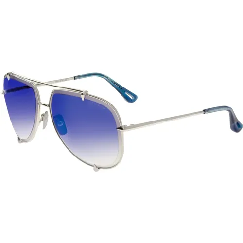 Silver Blue Sunglasses Talon , unisex, Sizes: ONE SIZE - Dita - Modalova