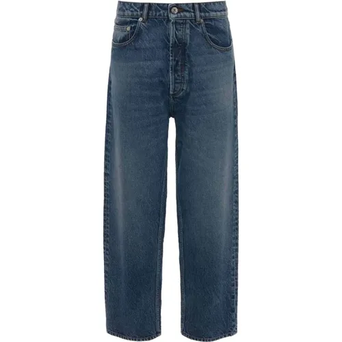 Blaue Denim Jeans Klassisch Gerades Bein - JW Anderson - Modalova