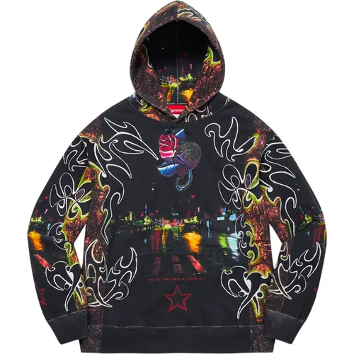 Limited Edition Hooded Sweatshirt Night , male, Sizes: L - Supreme - Modalova