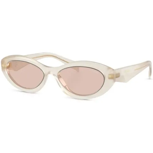 PR 26Zs 12V4I2 Sunglasses , female, Sizes: 55 MM - Prada - Modalova