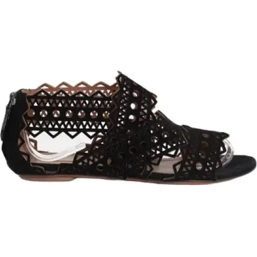 Pre-owned Leder sandals - Alaïa Pre-owned - Modalova