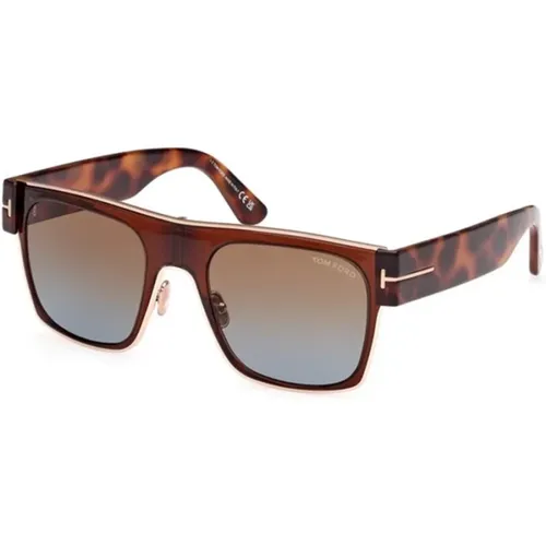 Gradient Sunglasses, Shiny Dark Frame , unisex, Sizes: 54 MM - Tom Ford - Modalova