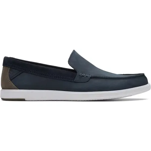 Stilvolle Blau Grün Loafers Herren , Herren, Größe: 43 EU - Clarks - Modalova