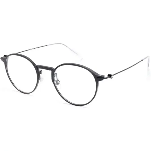 Mb0357O 002 Optical Frame , male, Sizes: 49 MM - Montblanc - Modalova