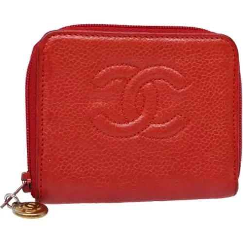 Pre-owned Leather wallets , female, Sizes: ONE SIZE - Chanel Vintage - Modalova