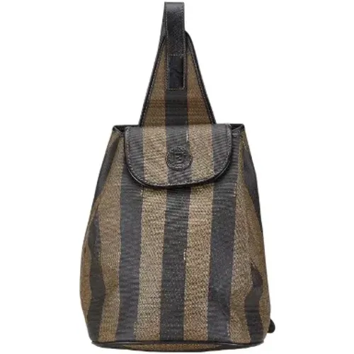 Pre-owned Canvas shoulder-bags , female, Sizes: ONE SIZE - Fendi Vintage - Modalova