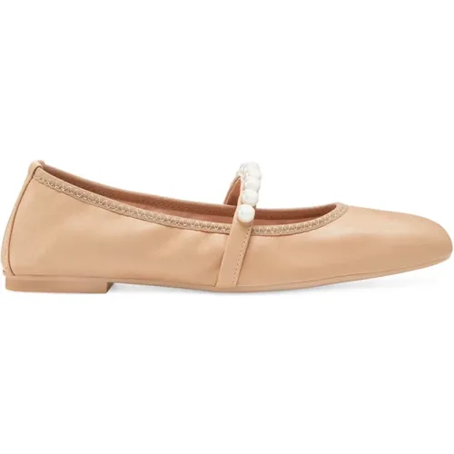 Perlenverzierte Ballettflats , Damen, Größe: 36 1/2 EU - Stuart Weitzman - Modalova