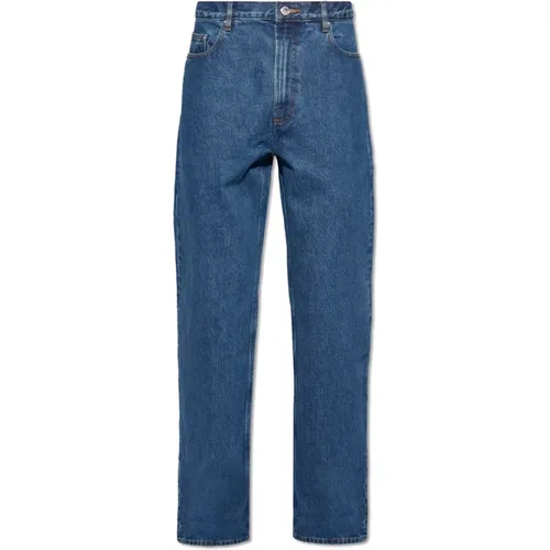 Entspannte Straight-Leg-Jeans , Herren, Größe: W30 - A.p.c. - Modalova