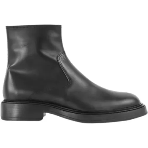 Leather Ankle Boots , male, Sizes: 8 1/2 UK, 11 UK, 10 UK, 12 UK, 12 1/2 UK - TOD'S - Modalova