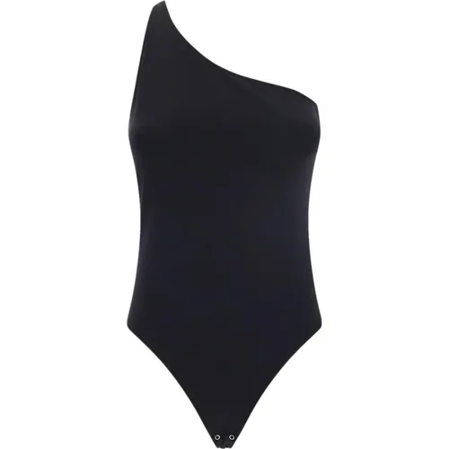 Open-Rücken-einen Schulterbodysuit , Damen, Größe: 2XS - alexander mcqueen - Modalova