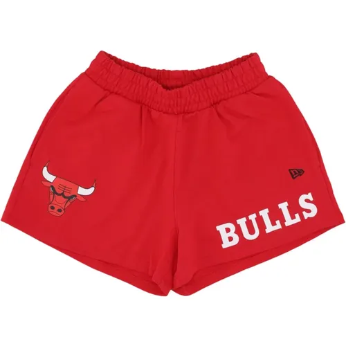 Chicago Bulls Logo Shorts /Black , female, Sizes: M - new era - Modalova