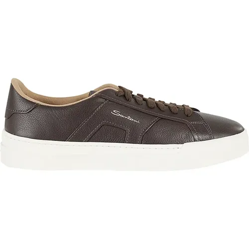 SF6 Stylish Sneakers , male, Sizes: 10 UK, 6 1/2 UK, 7 UK, 9 UK, 6 UK, 5 UK, 8 1/2 UK, 7 1/2 UK, 8 UK - Santoni - Modalova