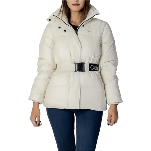 Jacke mit Gürtel für Damen - Calvin Klein Jeans - Modalova