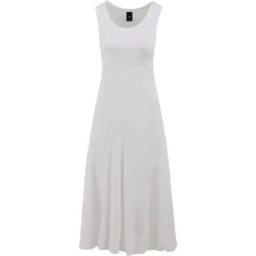 Weißes Abito Kleid , Damen, Größe: M - add - Modalova