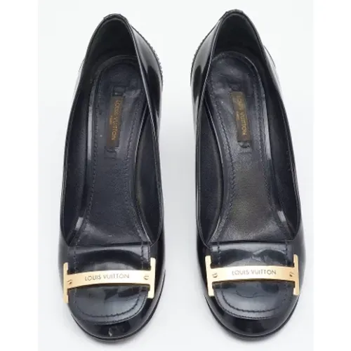 Pre-owned Leather heels , female, Sizes: 4 UK - Louis Vuitton Vintage - Modalova