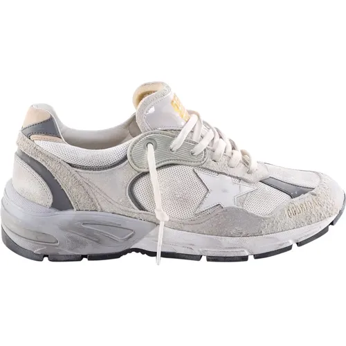 Mesh Sneakers with Suede Profiles , male, Sizes: 11 UK - Golden Goose - Modalova