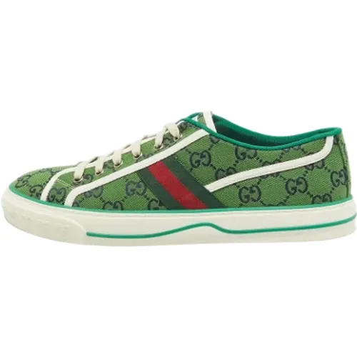 Pre-owned Canvas sneakers , male, Sizes: 10 UK - Gucci Vintage - Modalova