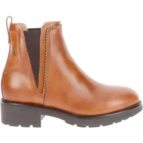 Leather Beatles Boots , female, Sizes: 5 UK - Nerogiardini - Modalova