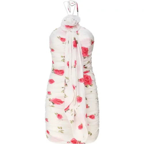 Floral Jersey Turtleneck Dress , female, Sizes: S, XS - Magda Butrym - Modalova