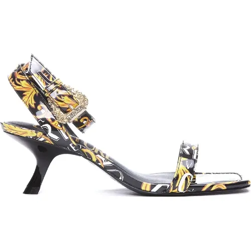 Logo Couture High Heel Sandalen , Damen, Größe: 40 EU - Versace Jeans Couture - Modalova