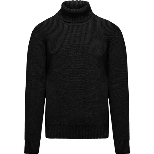 Ribbed Wool Blend Turtleneck , male, Sizes: XL, S, M, L, 2XL - BomBoogie - Modalova