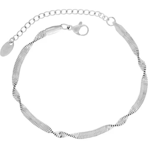 Wasserdichtes Gedrehtes Herringbone Armband Silber - Dansk Copenhagen - Modalova