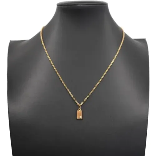 Pre-owned Gold necklaces , female, Sizes: ONE SIZE - Cartier Vintage - Modalova