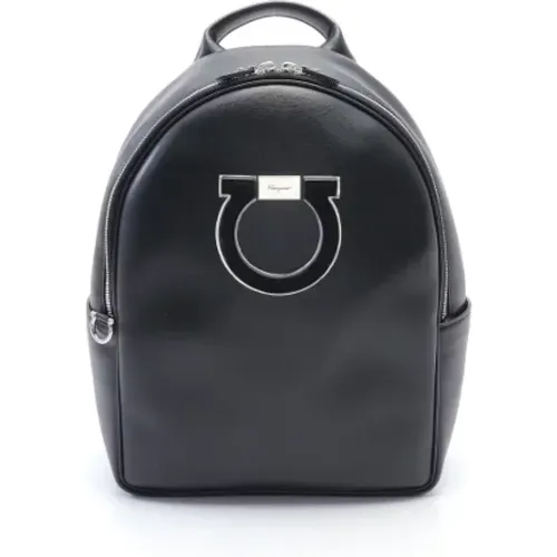 Pre-owned Leather backpacks , female, Sizes: ONE SIZE - Salvatore Ferragamo Pre-owned - Modalova