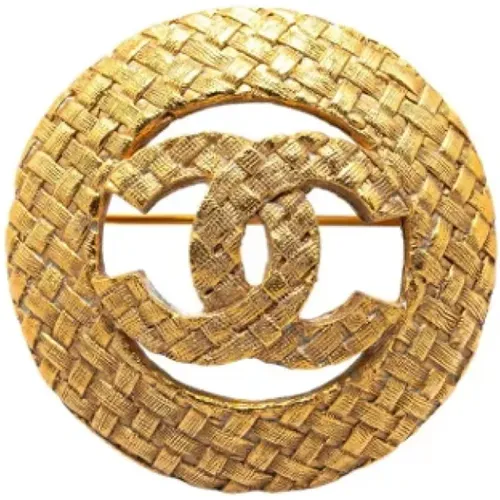 Pre-owned Metal brooches , female, Sizes: ONE SIZE - Chanel Vintage - Modalova