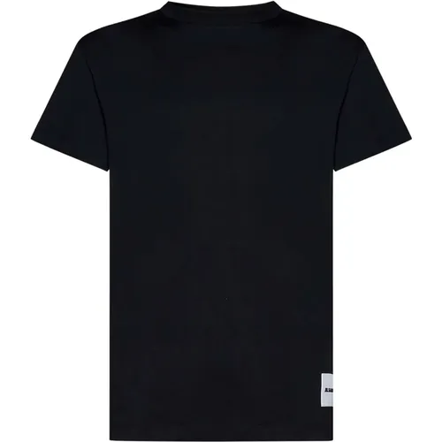 Schwarze T-Shirts Polos für Männer , Herren, Größe: L - Jil Sander - Modalova