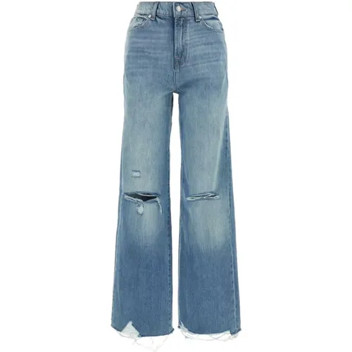Weit geschnittene Denim Scout Jeans , Damen, Größe: W25 - 7 For All Mankind - Modalova