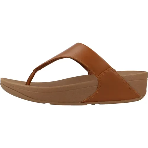 Leather Toe-Post Flip Flops , female, Sizes: 9 UK - FitFlop - Modalova