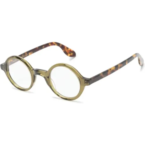 Stylish Optical Frame Olivetortoise , unisex, Sizes: 42 MM - Moscot - Modalova