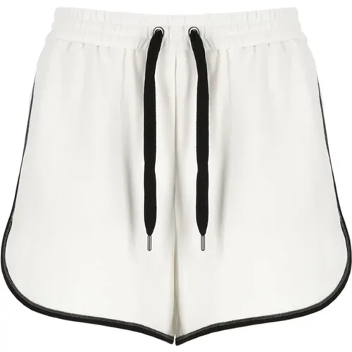 Cotton Shorts with Contrasting Details , female, Sizes: S - BRUNELLO CUCINELLI - Modalova