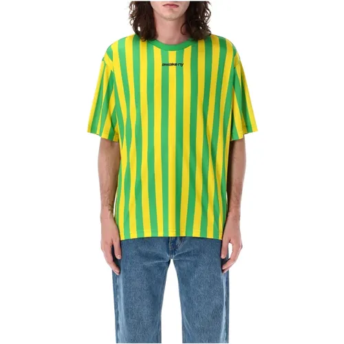 Soccer Jersey T-Shirt Yellow , male, Sizes: S, M, L, XL - Awake NY - Modalova