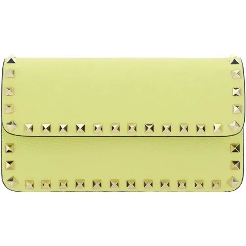 Leather Chain Handbag , female, Sizes: ONE SIZE - Valentino Garavani - Modalova
