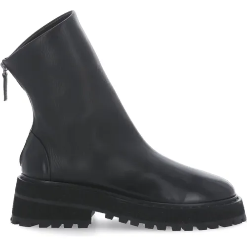 Leather Ankle Boots with Zip , female, Sizes: 3 UK, 4 UK, 5 UK, 7 UK, 4 1/2 UK, 6 UK, 8 UK - Marsell - Modalova