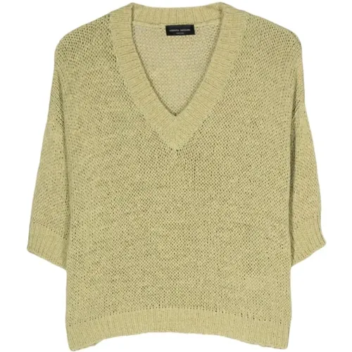 Sweaters for Men , female, Sizes: S - Roberto Collina - Modalova
