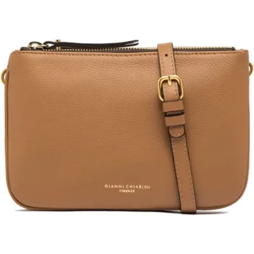 Trendy Shoulder Bag with Two Zips , female, Sizes: ONE SIZE - Gianni Chiarini - Modalova