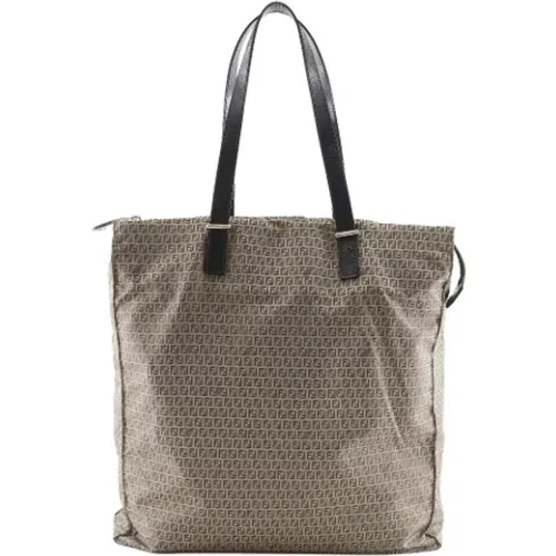 Fendi Zucchino Synthetic Tote , female, Sizes: ONE SIZE - Fendi Vintage - Modalova