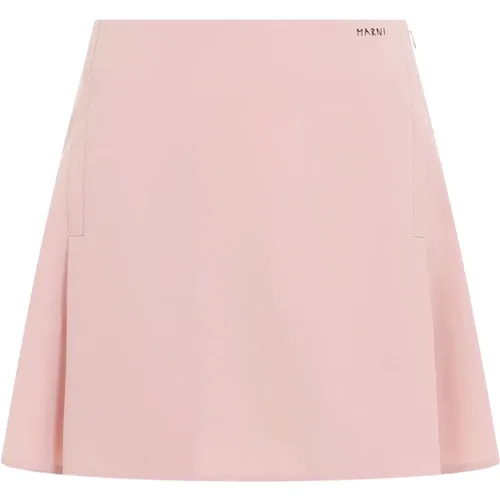 Purple Skirt Aw24 , female, Sizes: S, XS, 2XS - Marni - Modalova