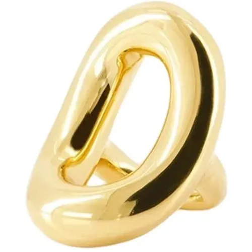 Messing Gold Ring - Anneau , Damen, Größe: 53 MM - Paco Rabanne - Modalova